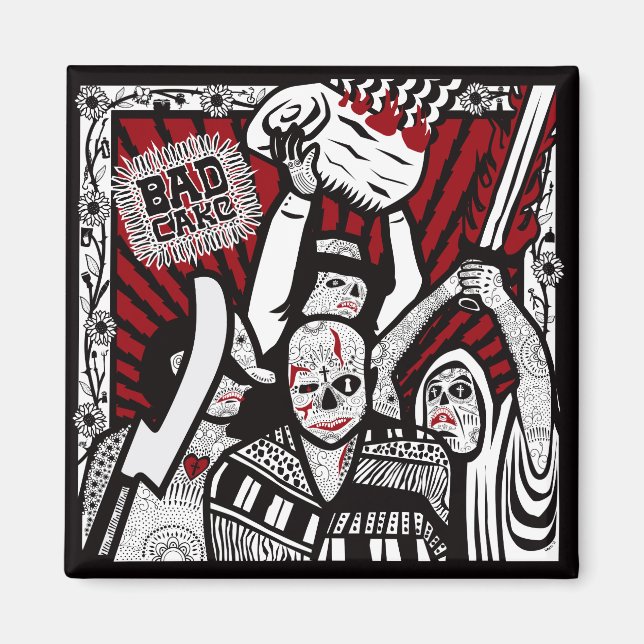 Bad Cake Album Cover Magnet (Front)