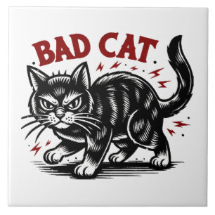Bad Cat Tile