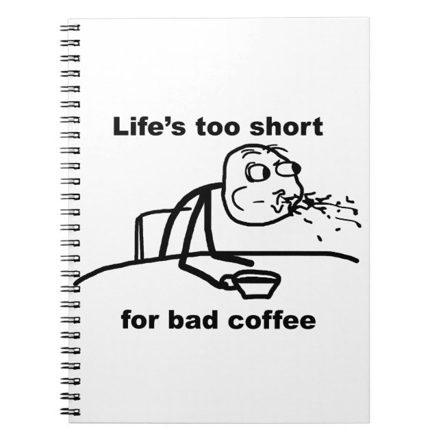 Bad Coffee Notebook (Front)