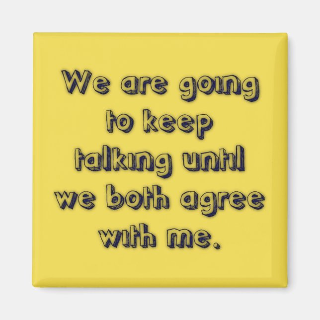 Bad Communication Magnet (Front)