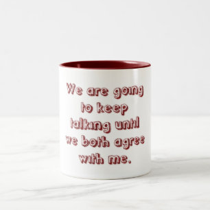 Bad Communication Two-Tone Mug