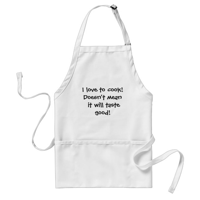 Bad Cook Standard Apron (Front)