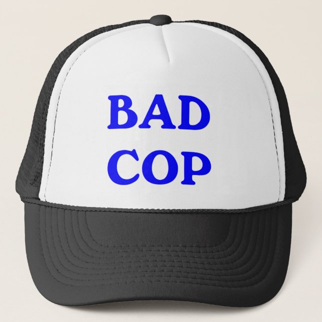 bad cop trucker hat (Front)