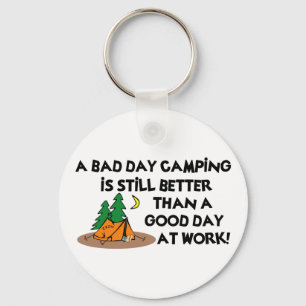 Bad Day Camping... Keychain