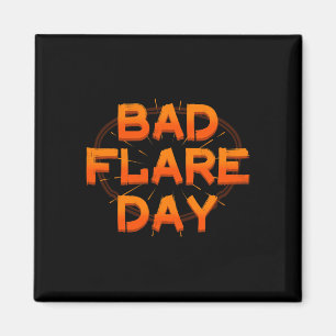 Bad Day Crps Complex Regional Pain Syndrome Orange Magnet