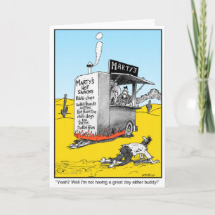 Bad Day Funny Humour Card