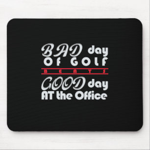 Bad Day Of Golfer Mouse Pad
