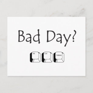 Bad Day? Postcard
