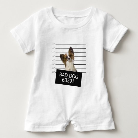 Bad dog baby romper