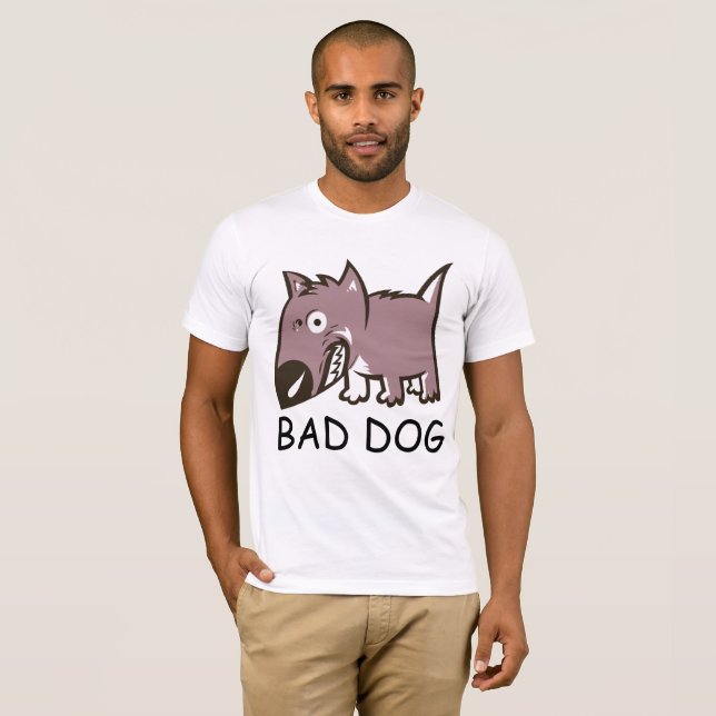 BAD DOG Funny t-shirts (Front Full)