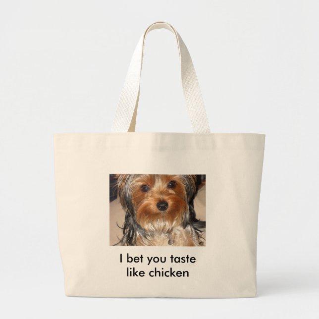BAD DOG LARGE TOTE BAG (Front)
