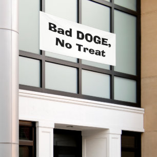 Bad DOGE, No Treat Banner