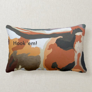 Bad Dude Longhorn Lumbar Pillow
