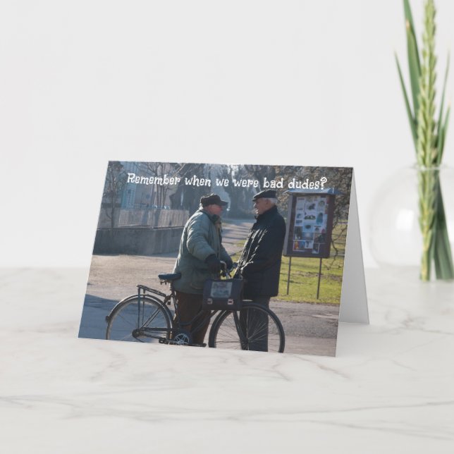 BAD DUDES BIRTHDAY CARD FOR HIM (Front)