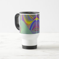Bad Face , Abstract 3D Rainbow Art