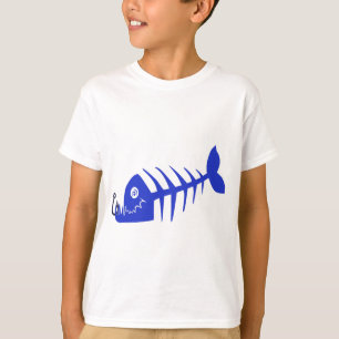 Bad Fish Blue Skull T-Shirt