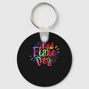 Bad Flare Day Complex Regional Pain Syndrome Aware Keychain