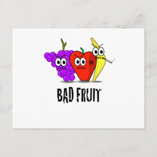 BAD FRUIT! POSTCARD