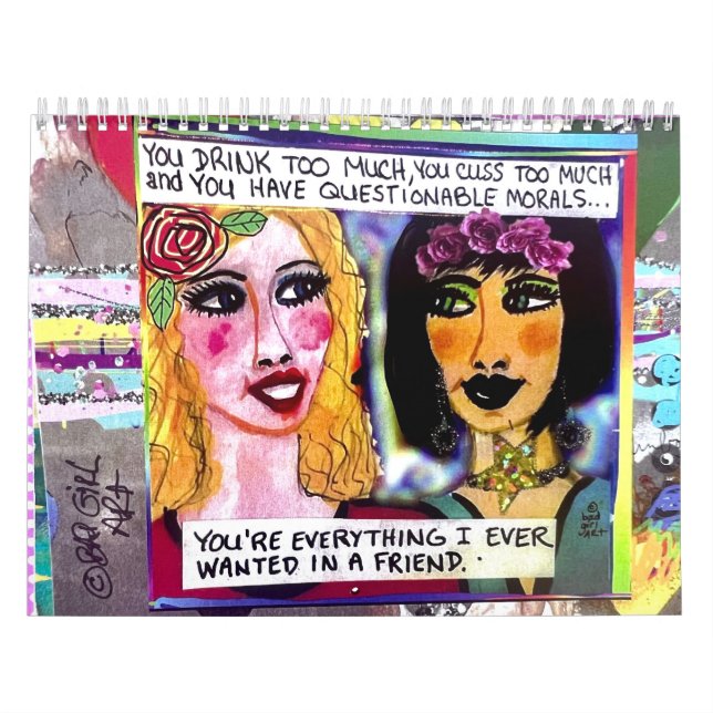 Bad Girl Art calendar (Cover)
