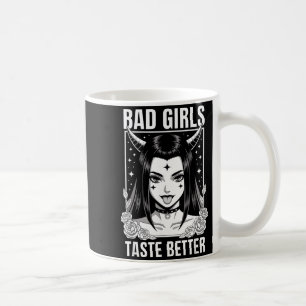 Bad Girls Taste Better Funny Humour Tattoos Women Coffee Mug