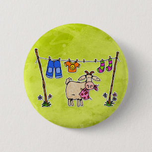 bad goat 2 inch round button