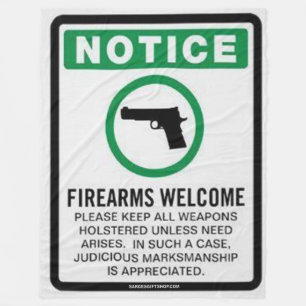 BAD GUY TERRORIZING Fleece Blanket