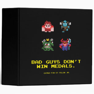 Bad Guys Don't Win Medals Binder