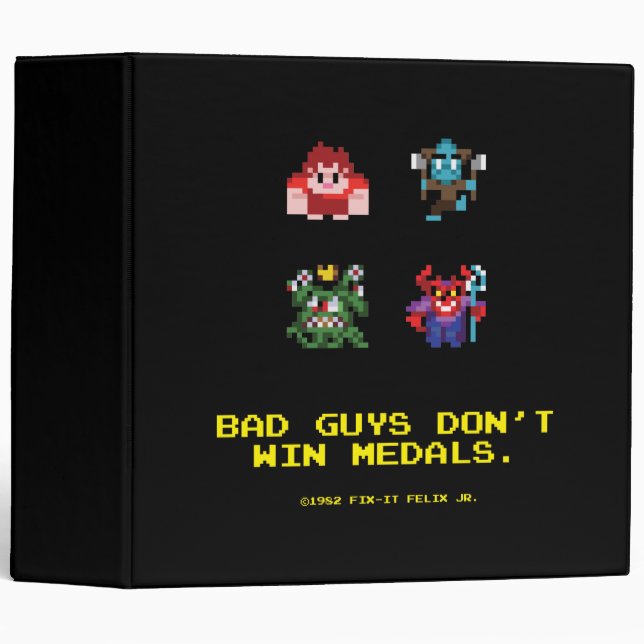 Bad Guys Don't Win Medals Binder (Front/Spine)
