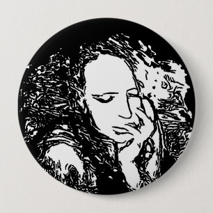 Bad Habit 4 Inch Round Button