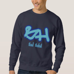 Bad Habit Logo Blue Sweatshirt