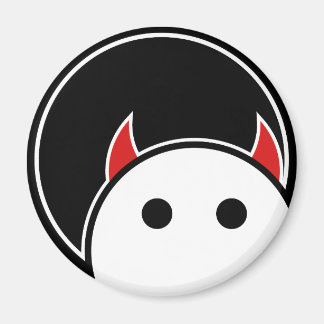 Bad Habit round magnet