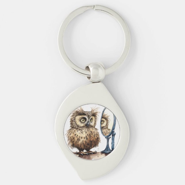 Bad Hair Day Keychain (Front)