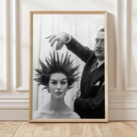 Bad Hair Day Wall Art, Funny Retro Haircut Poster,