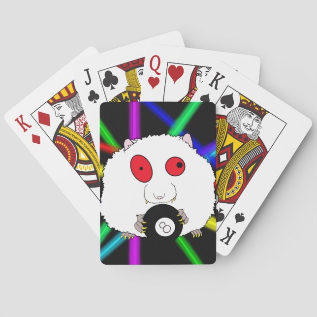 Bad Hamster Society - 8 Ball Playing Cards (Back)