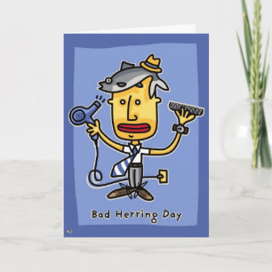 bad herring day card