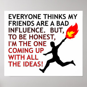 Bad Influence Drôle Poster