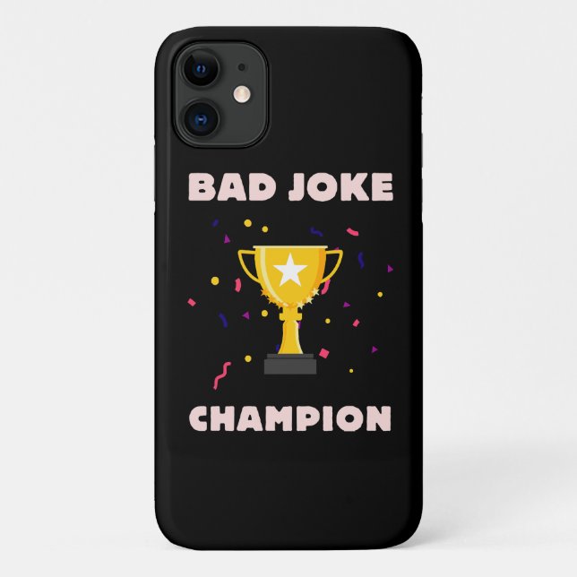 Bad Joke Champion Case-Mate iPhone Case (Back)