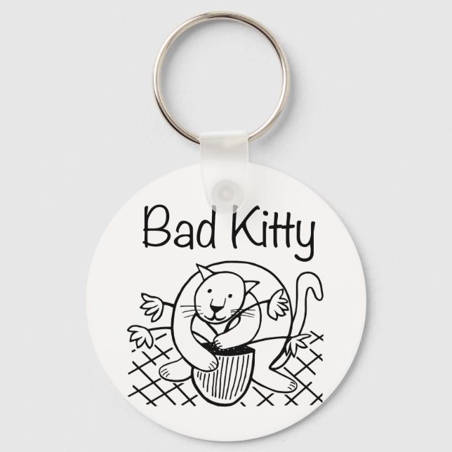 Bad Kitty 2 Keychain (Front)