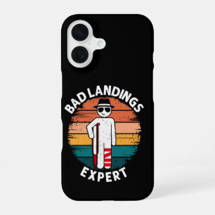 Bad Landing Expert Broken Leg Bone Injury Recovery iPhone 16 Case