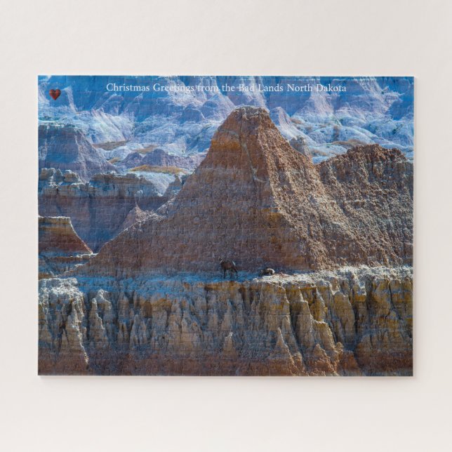 Bad Lands North Dakota Jigsaw Puzzle (Horizontal)