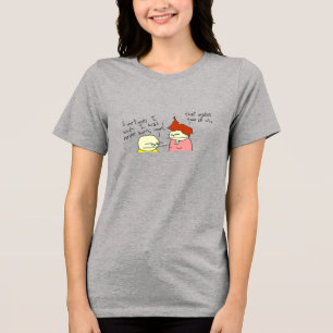 Bad Mom Moments: Crude & Hilarious Comic Strip Tri-Blend Shirt
