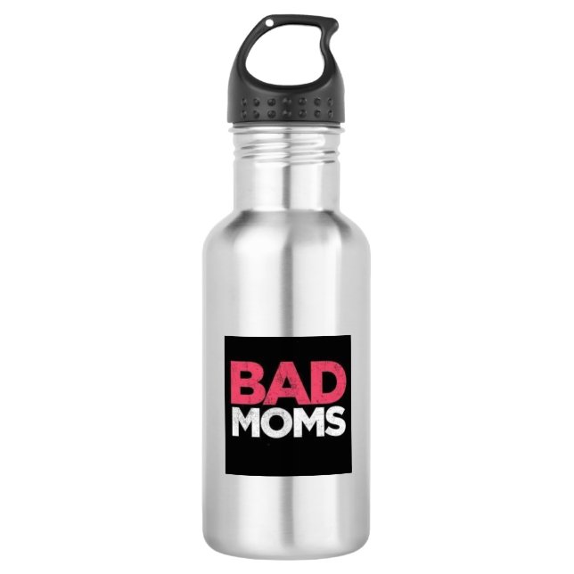 BAD MOMS Bouteille d'eau inoxydable (Devant)