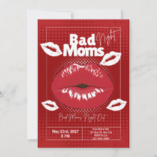 Bad Moms Night Out   Girls Night Invitation 