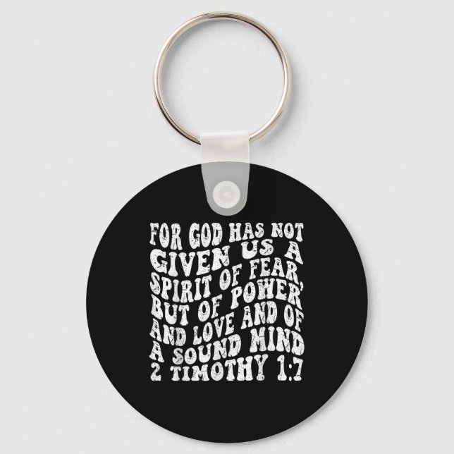 Bad Monkey T Shirt  Keychain (Front)