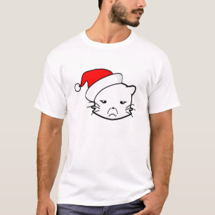 Bad Mood Cat Christmas Edition T-Shirt
