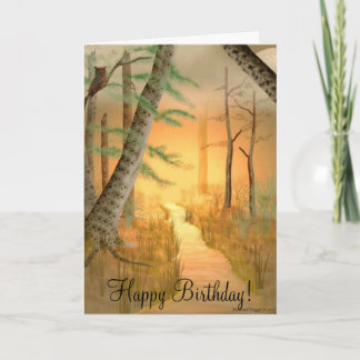 Bad Moon Rising Birthday Card