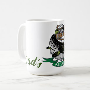 Bad Muskie Wrapped Around Award Boat Anchor Coffee Mug
