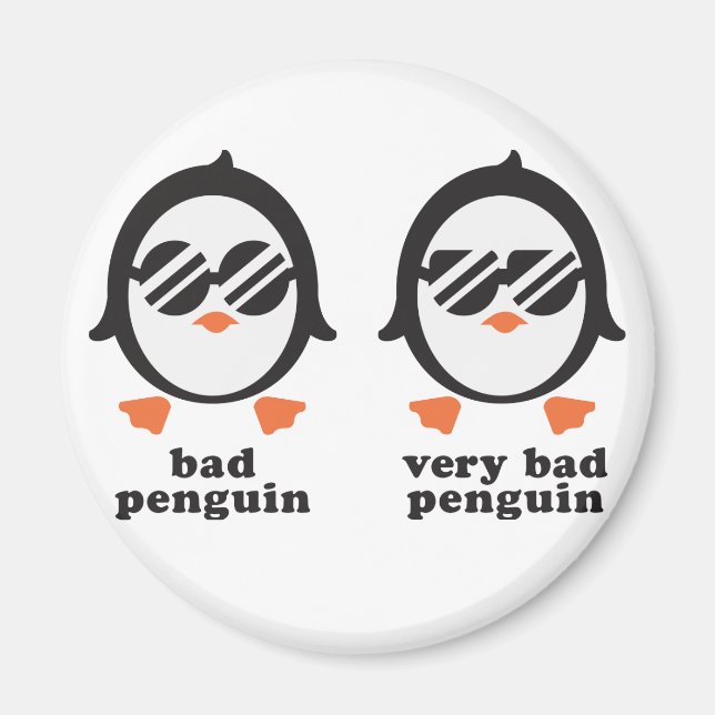 bad penguin — penguin magnet (Front)