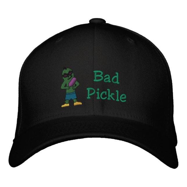 Bad Pickle ,pickleball hat (Front)