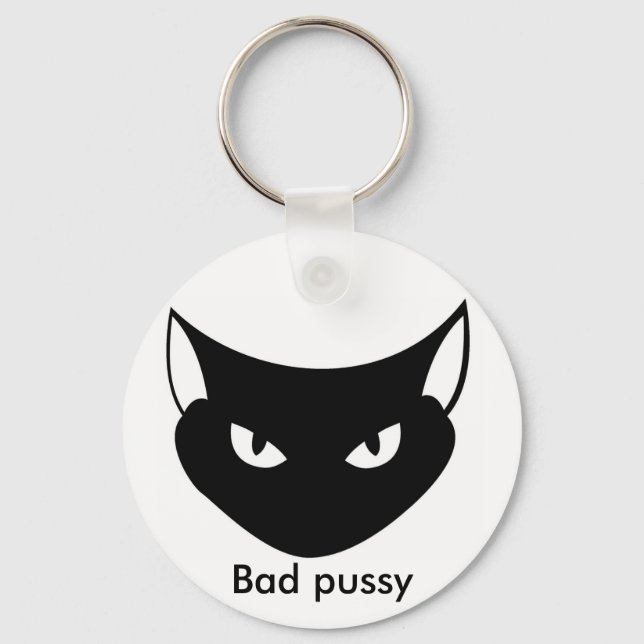 Bad pussy keychain (Front)